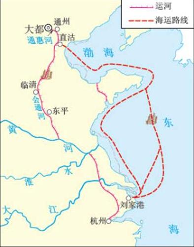 胶莱运河地图图片