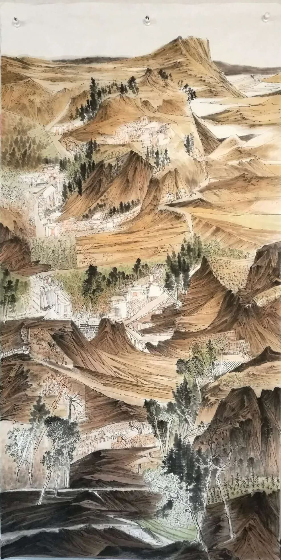 张世靖作品欣赏北京凤凰岭美术馆韩囯栋指墨画高研班画家北京凤凰岭