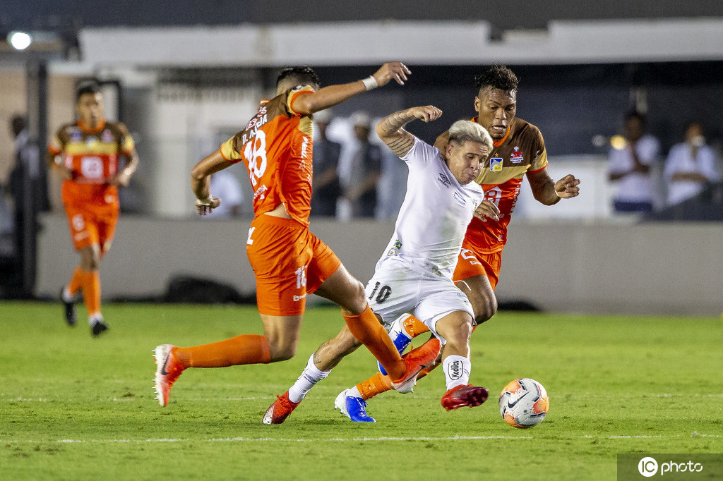 1/ 12 当地时间2020年3月10日,巴西桑托斯,2020年南美解放者杯小组赛g