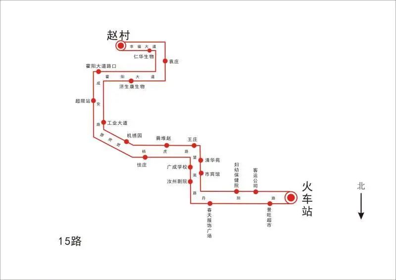 汝州一路公交车路线图图片