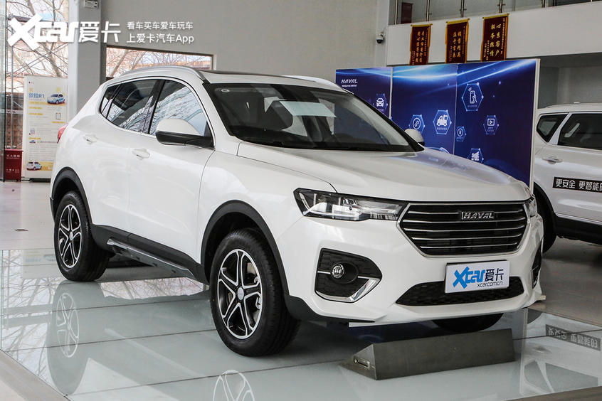 换装黑色轮圈配置微增实拍2020款哈弗h4乐享版