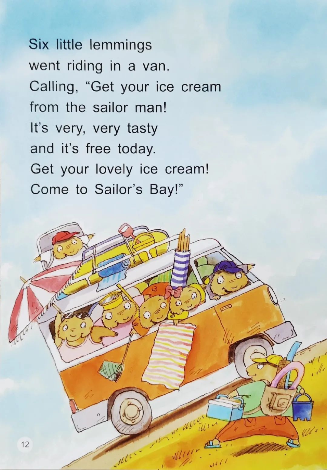 callingget your ice cream from the sailor man