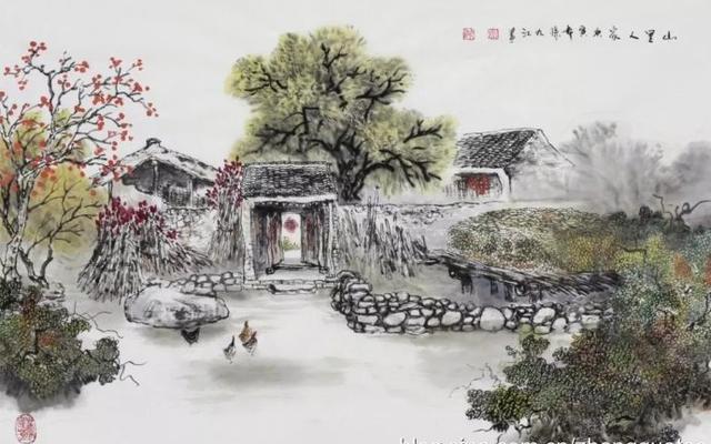 中国画-孙九江山水的太行山_生活