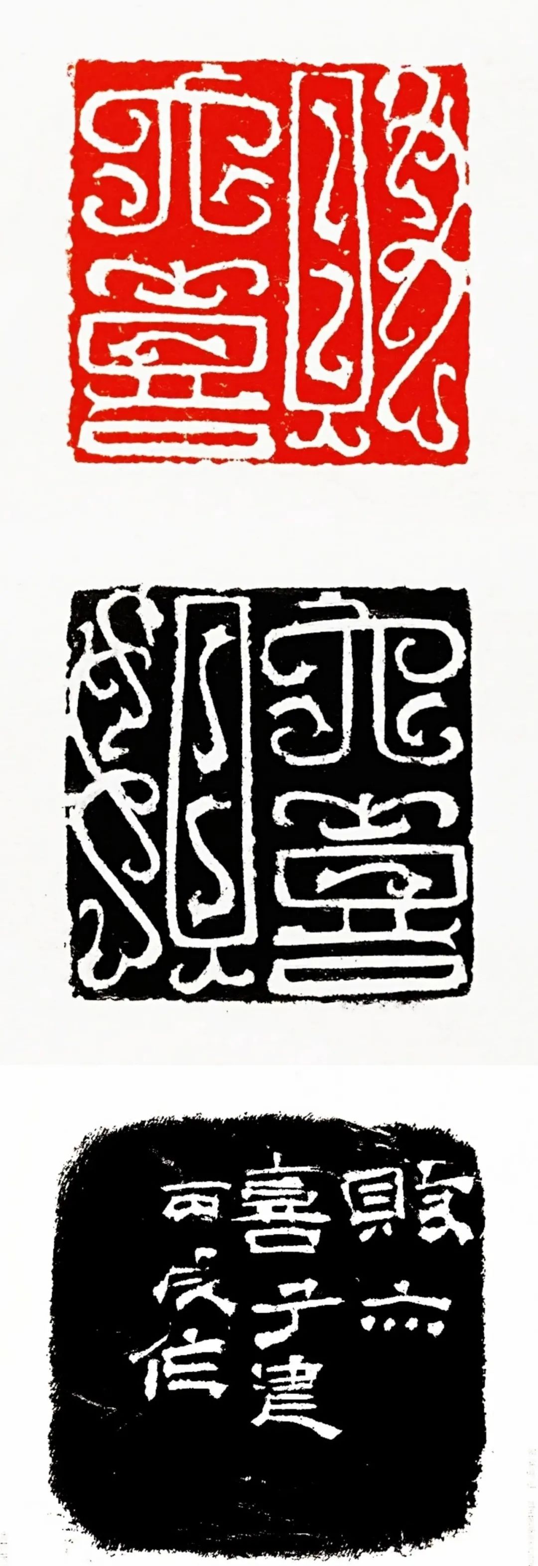 吴子建鸟虫篆印选直接上刀现场示范赏昙花能让人变得清明与宁静.