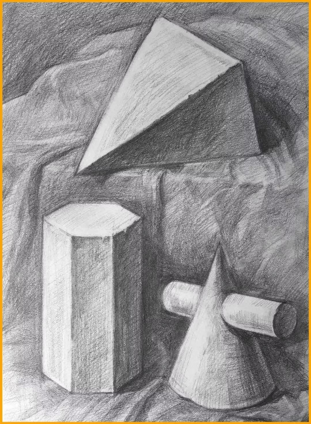 素描基础之构图形式解析美术生一定要收藏