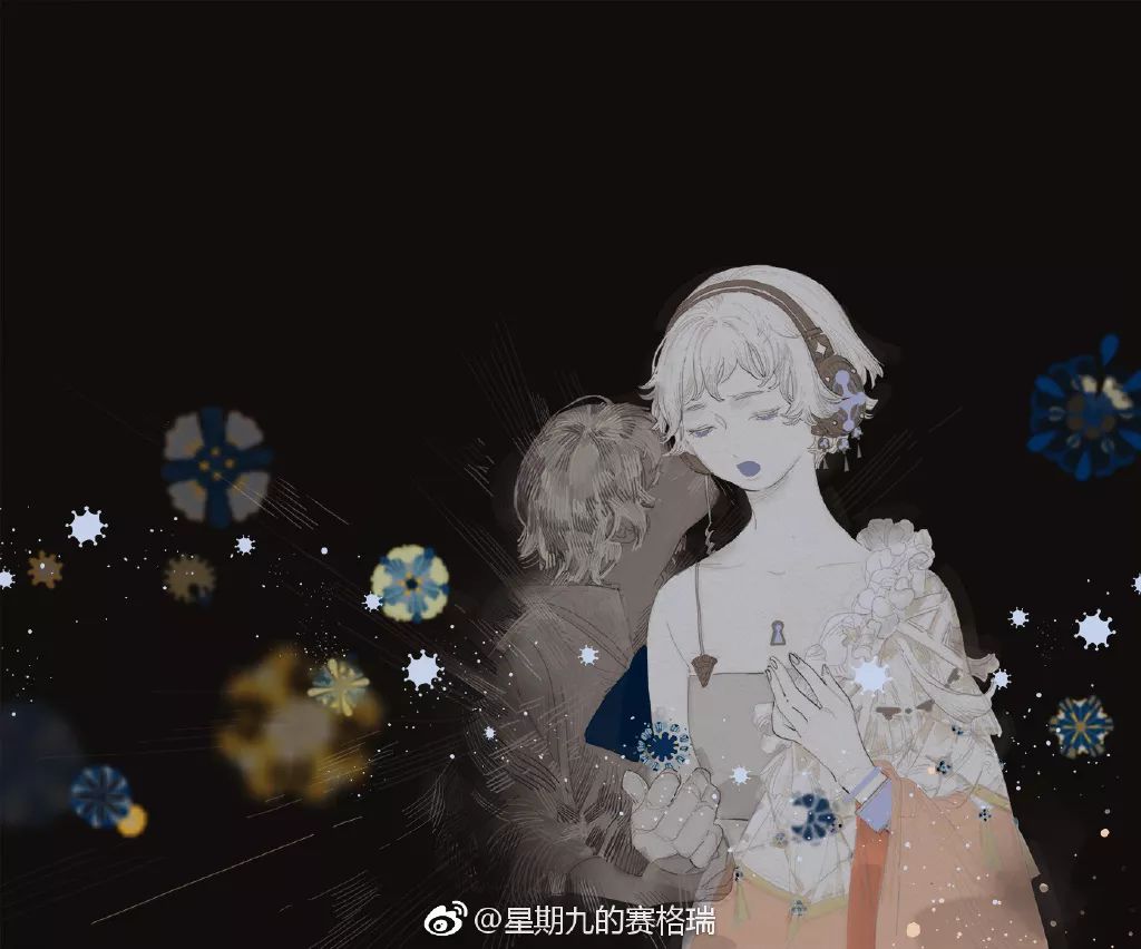 精致繁复搭配清新治愈的色彩创造出少女梦境般的绮丽世界sainker