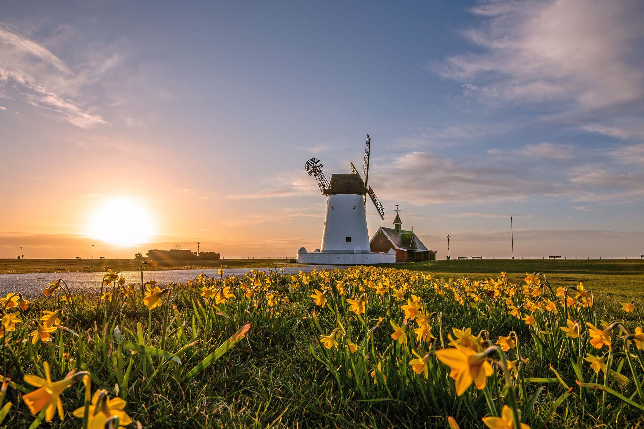 英国兰开夏郡风光 日出日落美如仙境