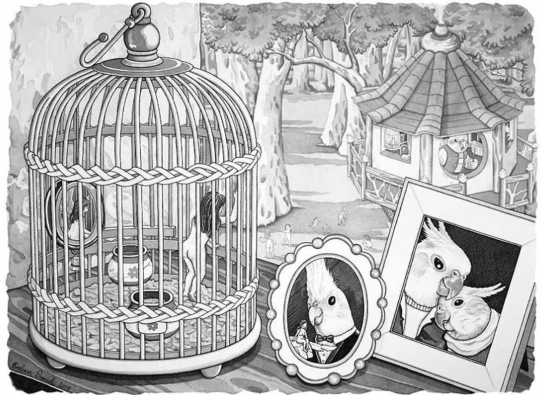 2020魔幻开局,她创作的人与动物海报,看完细思极恐~_人类
