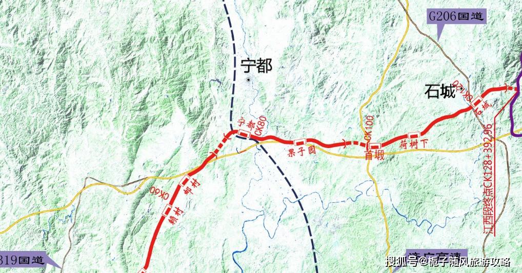 吉永泉铁路是规划的一项重大项目,铁路过境宁都并设站,将