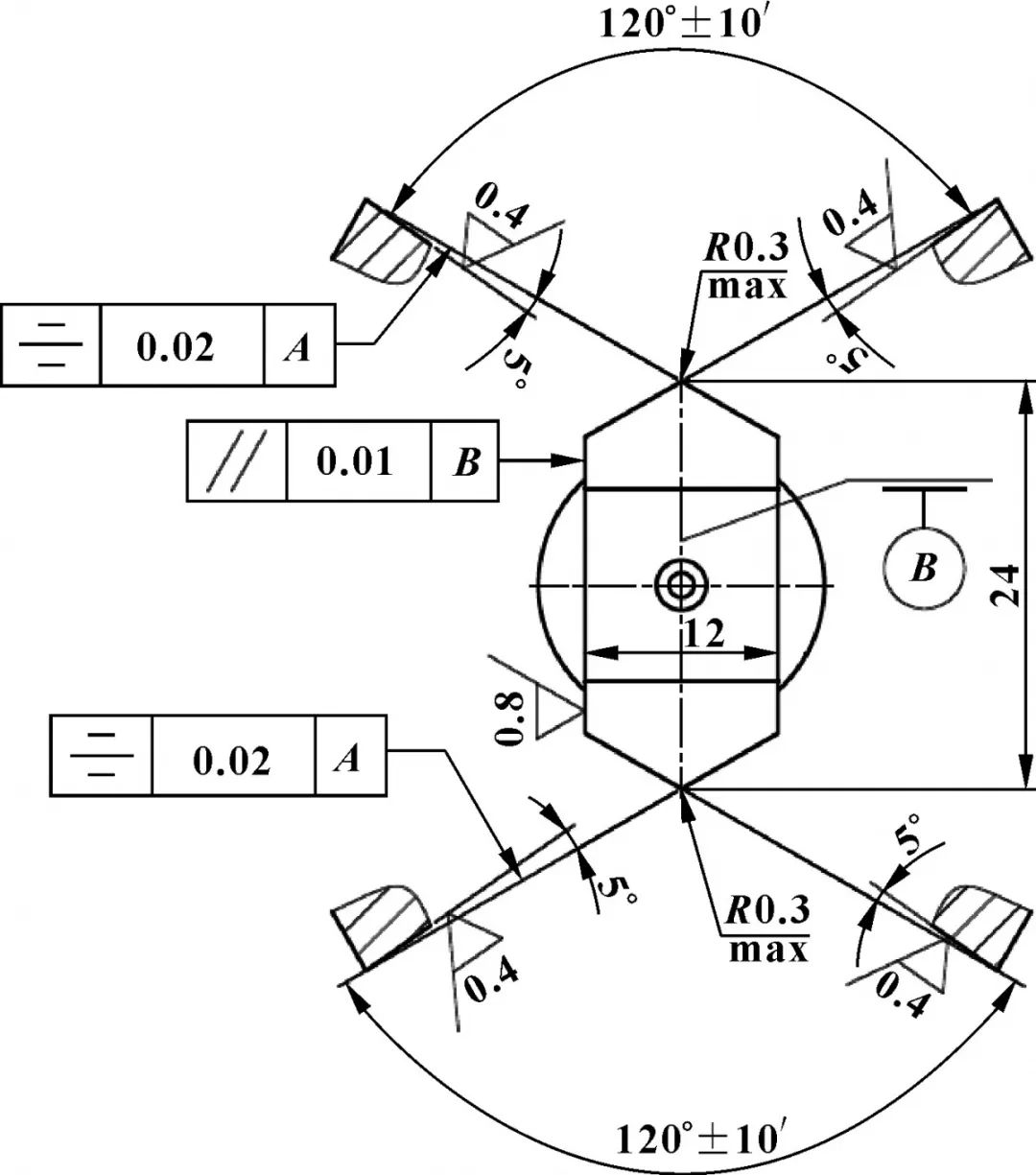 且每个刀齿由两相交成120°的两切削刃组成,每次进行单个刀齿插削