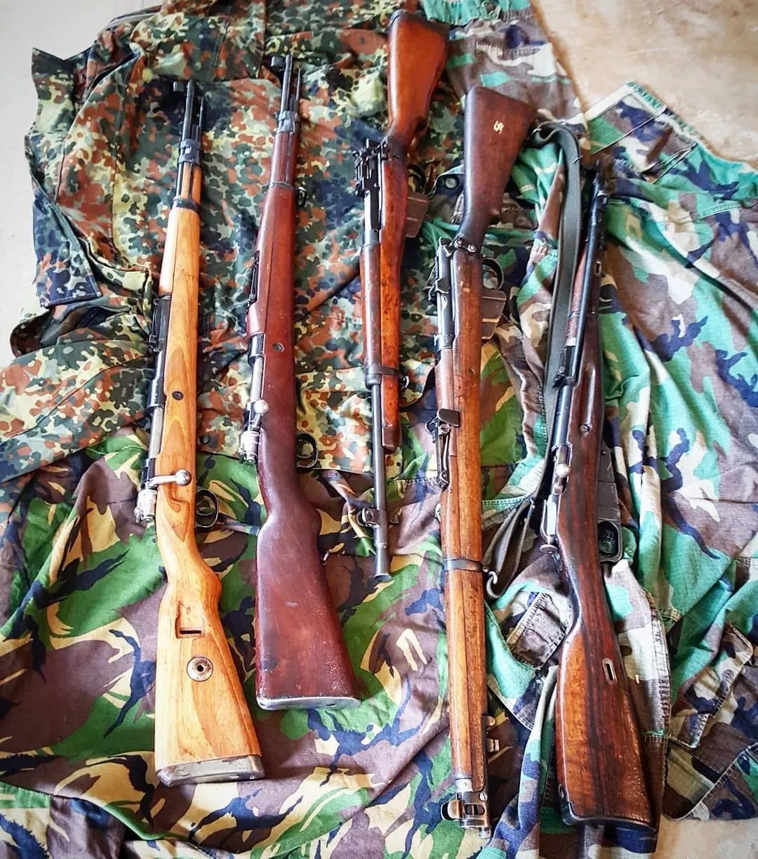 中式水连珠国外枪械玩家收藏的53式步骑枪图集