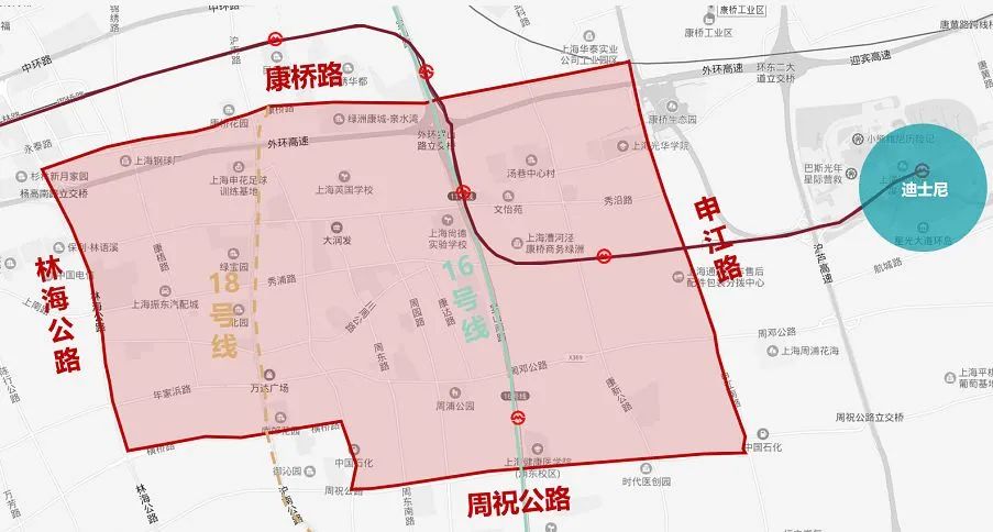康桥镇行政区划图图片