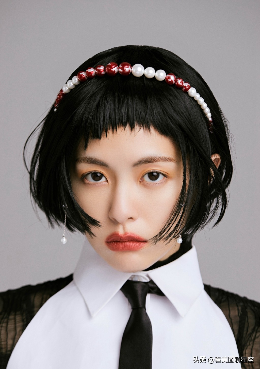 任容萱时尚甜酷写真照片集,冷艳的她,迷人的她