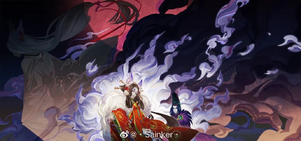 插画师sainker图片