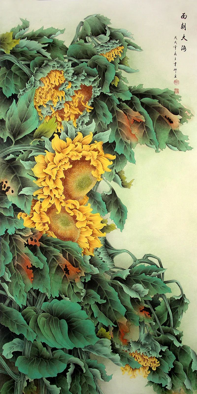 在才俊云集古都画界,她是一枝奇葩_韦娜