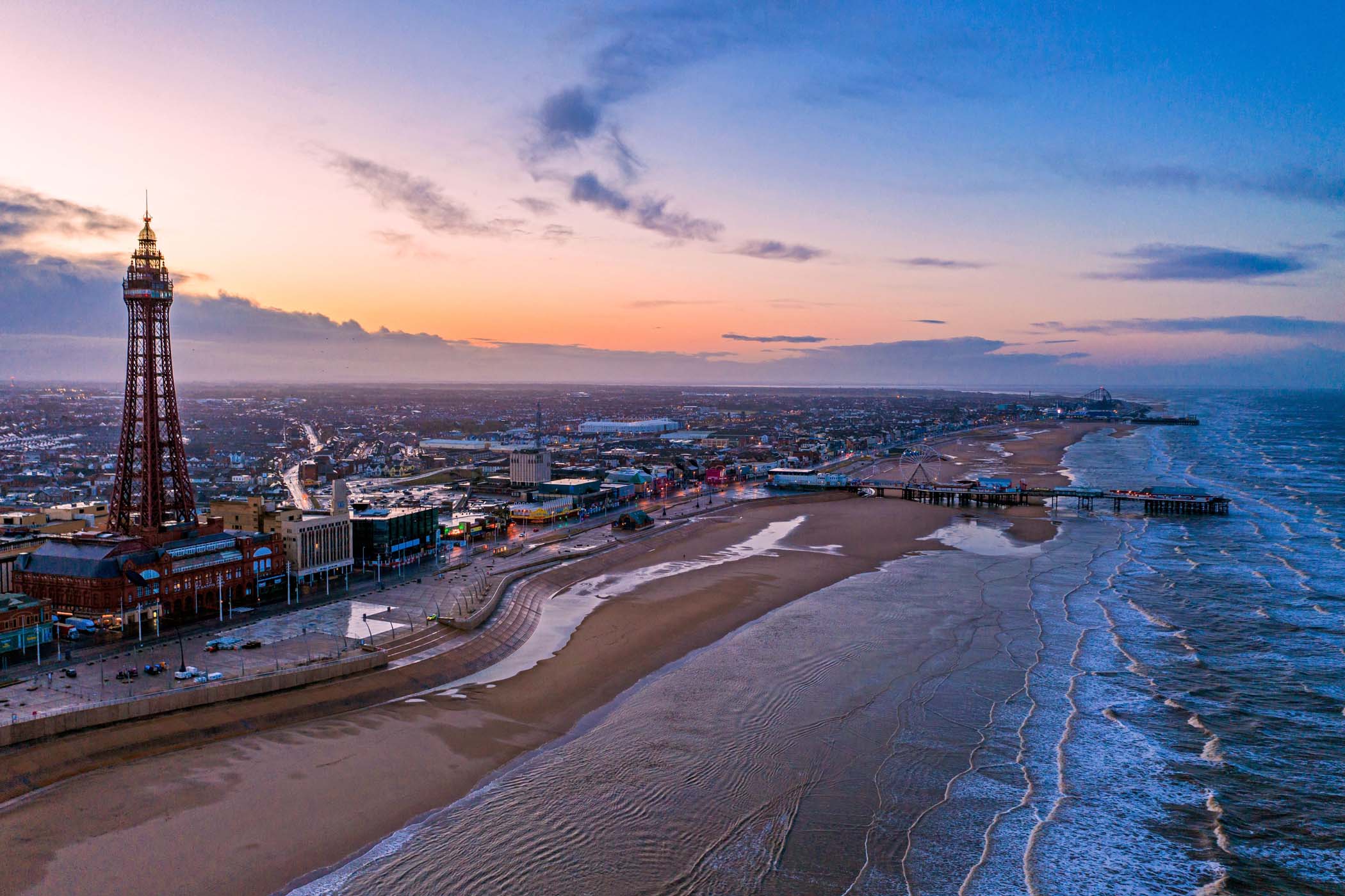 英国兰开夏郡风光 日出日落美如仙境