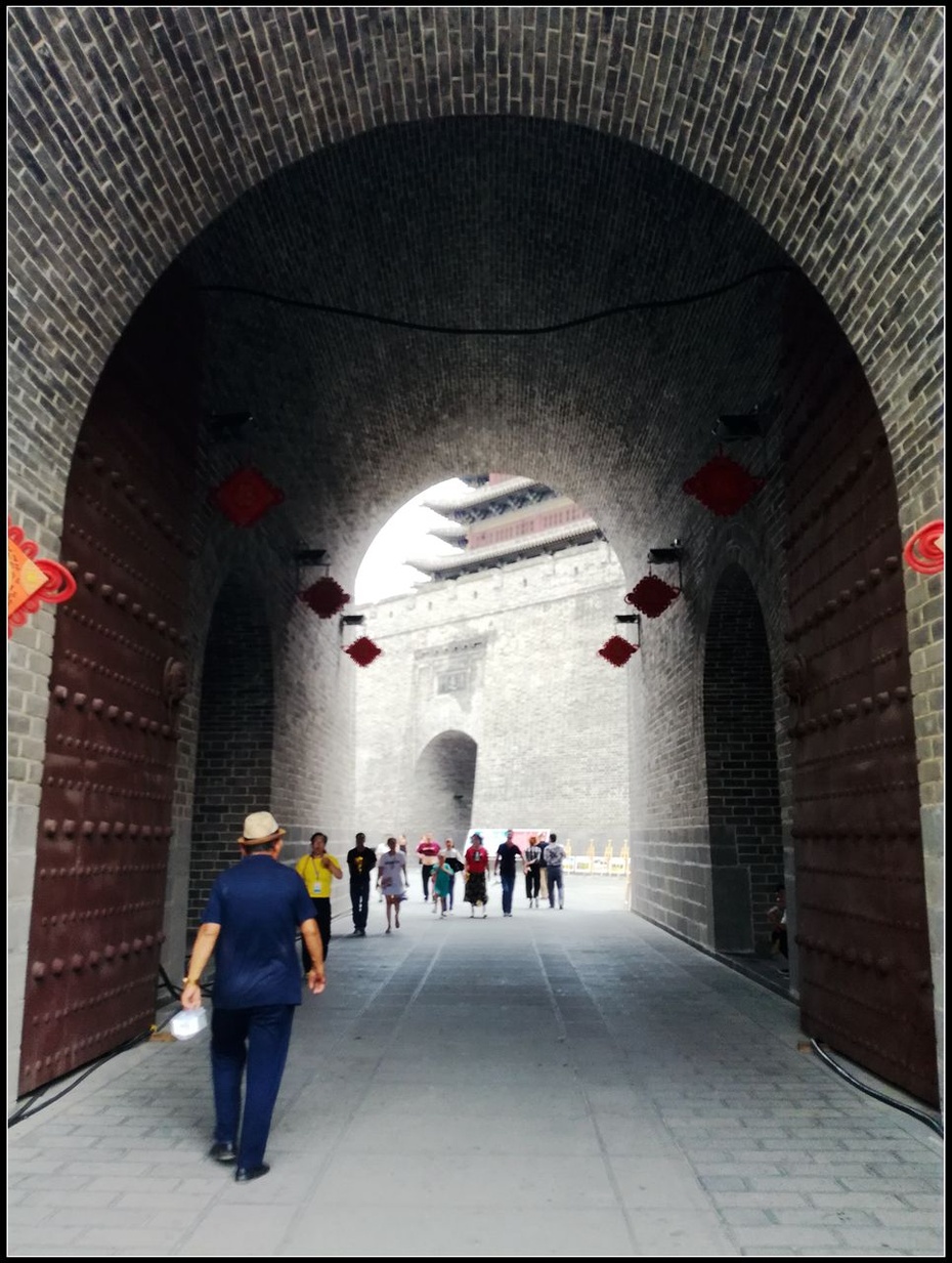 行走山西四大同古城城墙之1大同西门
