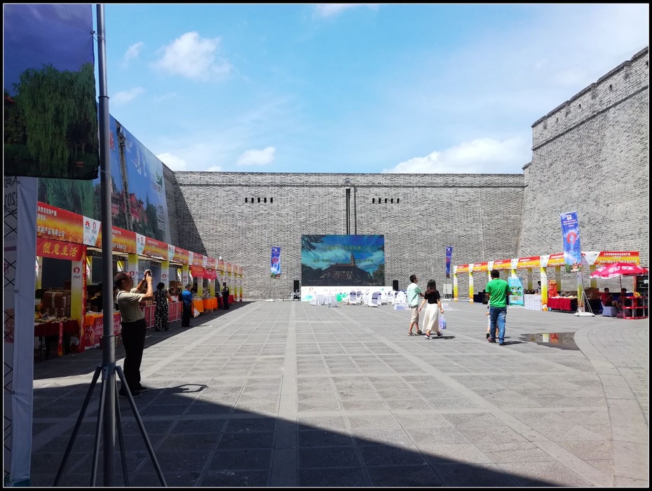 行走山西四大同古城城墙之1大同西门