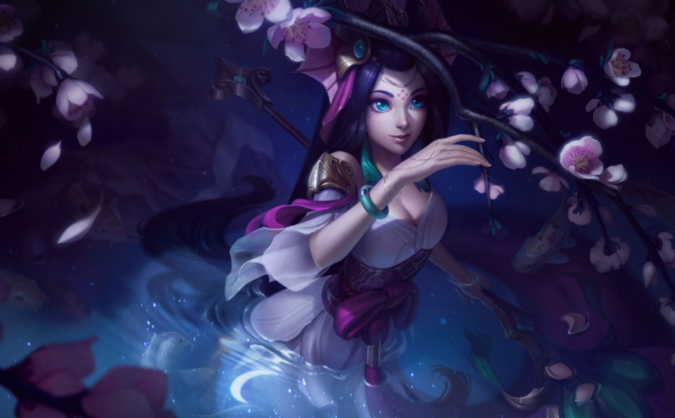 二,妖怪:寒潭夭夭(娜美)莫甘娜是正统的仙宫之主,是一个真正的神.