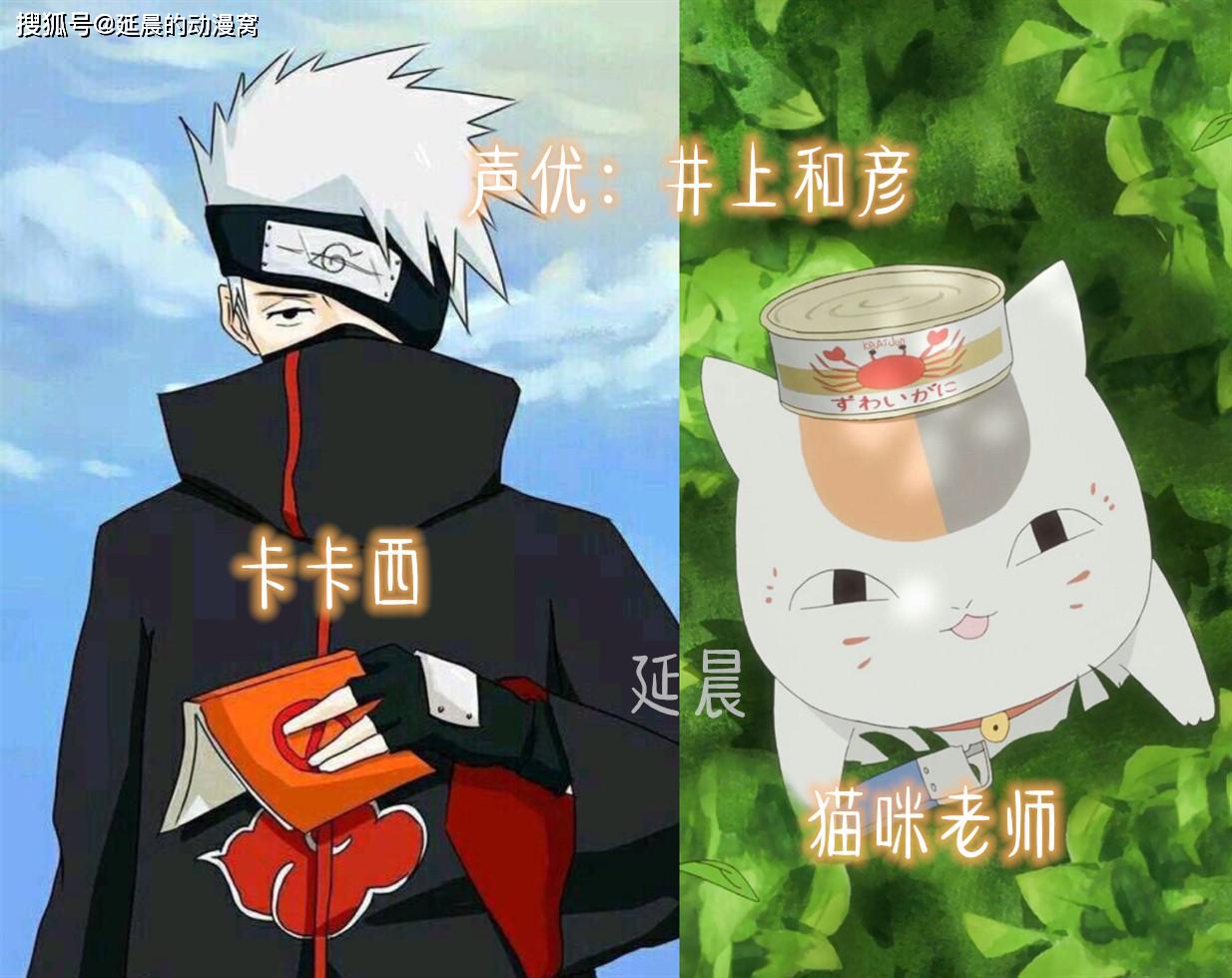 温柔治愈的声音也会有不同的感受卡卡西和猫咪老师只是其一
