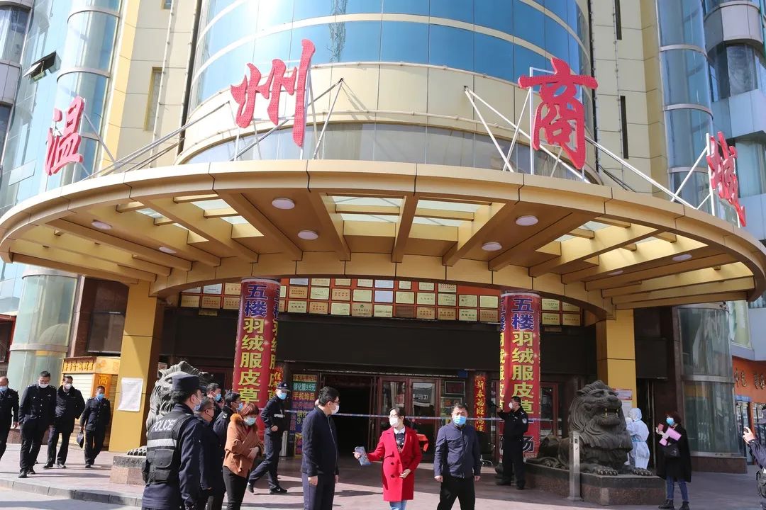 焦点银川温州商城解除隔离