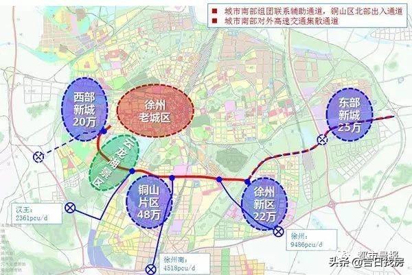 形成一条c字型高架快速路网体系,未来南三环一旦建成,徐州三环路将