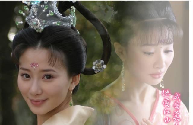 饰演了闭月羞花的小周后周嘉敏,是刘涛饰演的周娥皇的妹妹,却爱上了