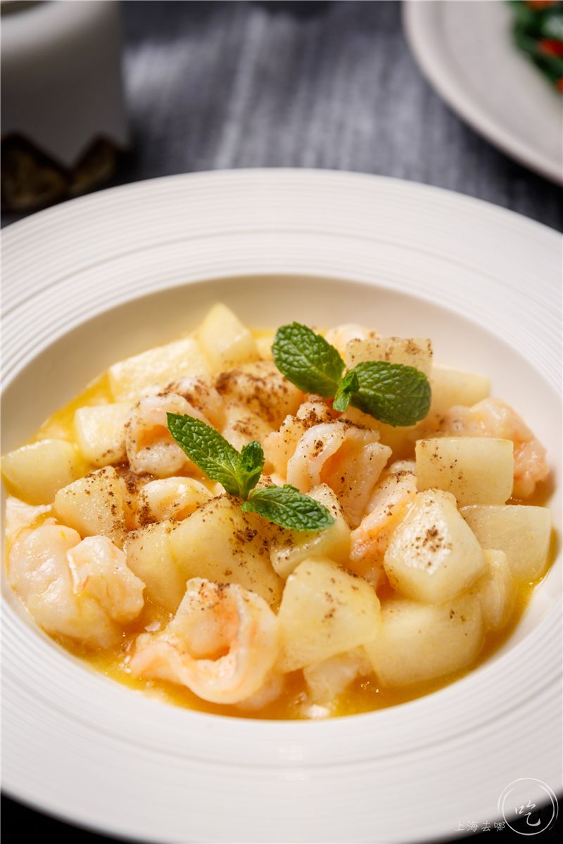 《随园食单》里的薄荷梨撞虾