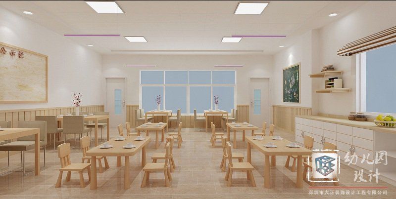 幼儿园餐厅设计给孩子一个好好吃饭的地方