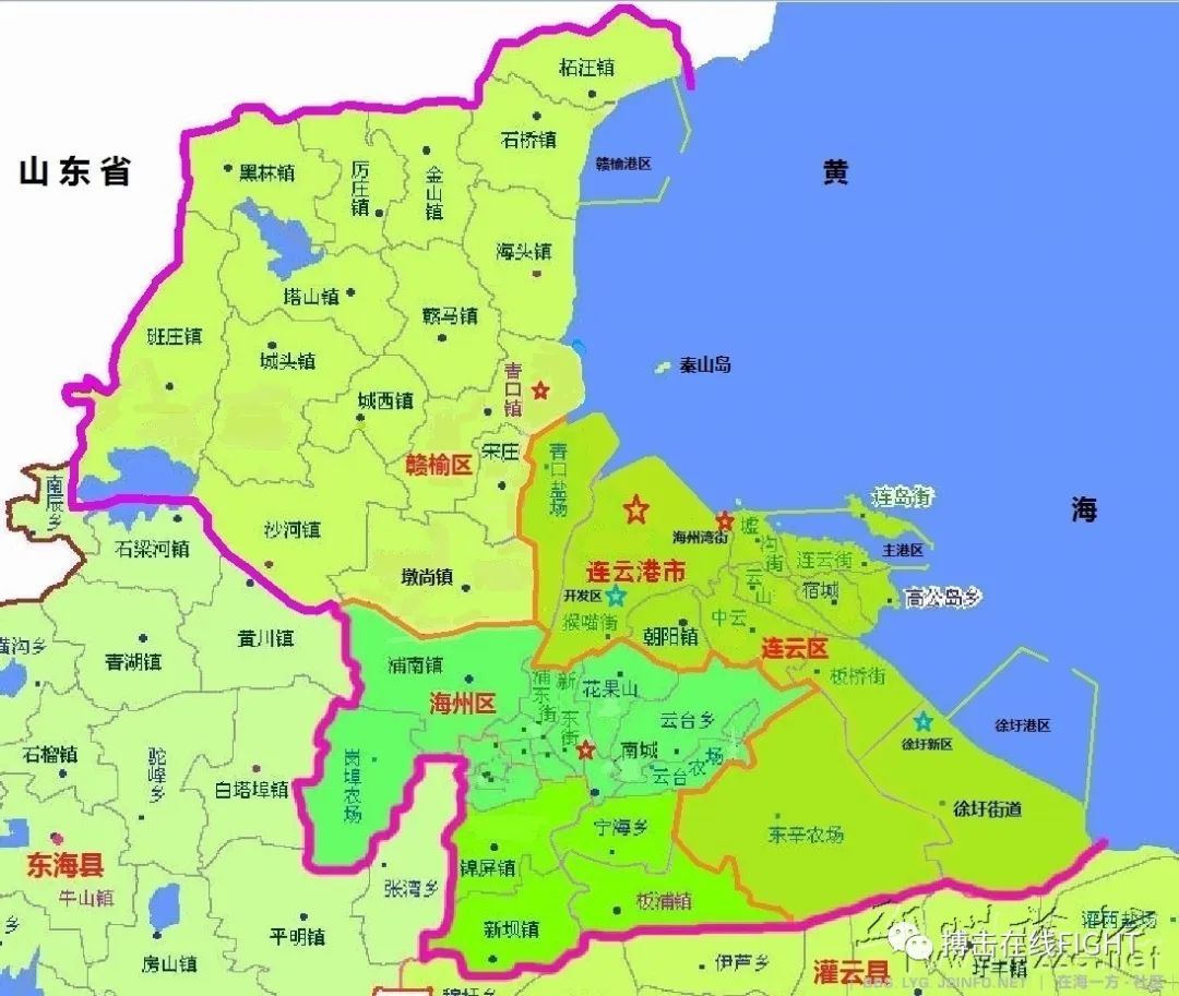 赣榆区是连云港市三个城区之一,位于华东,长江三角洲地区,地处