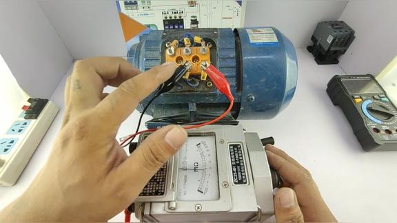 使用兆欧表测量三相电机绝缘是否良好方法