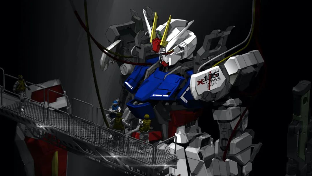 我也是刚接触板绘 线稿阶段还偷了点懒…… 高达也是刚接触的萌新一个