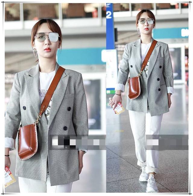 原创最近火了一种穿法西装老爹鞋路人也能穿出潮人范