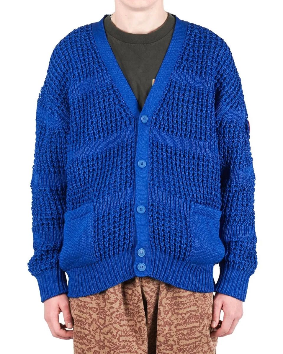 line waffle cardigan / via summer lyon这件 cav empt 19fw 的针织