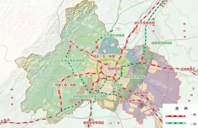 成都绕城铁路线路规划图片