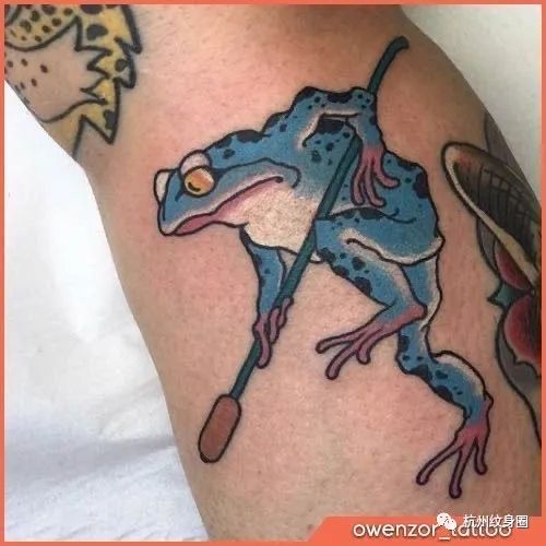 tattoo吉祥的青蛙紋身