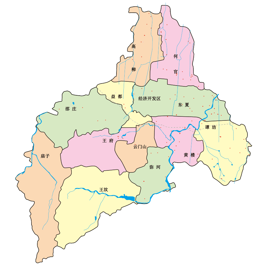 青州市东夏镇地图图片
