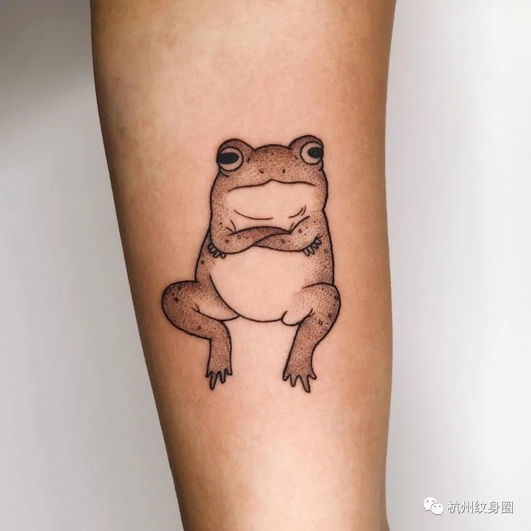 tattoo吉祥的青蛙纹身
