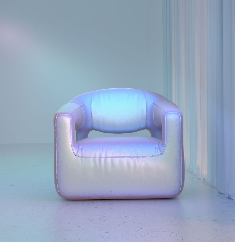 未来主义家具新概念sixnfive暴露在霓虹光泽下家具美学