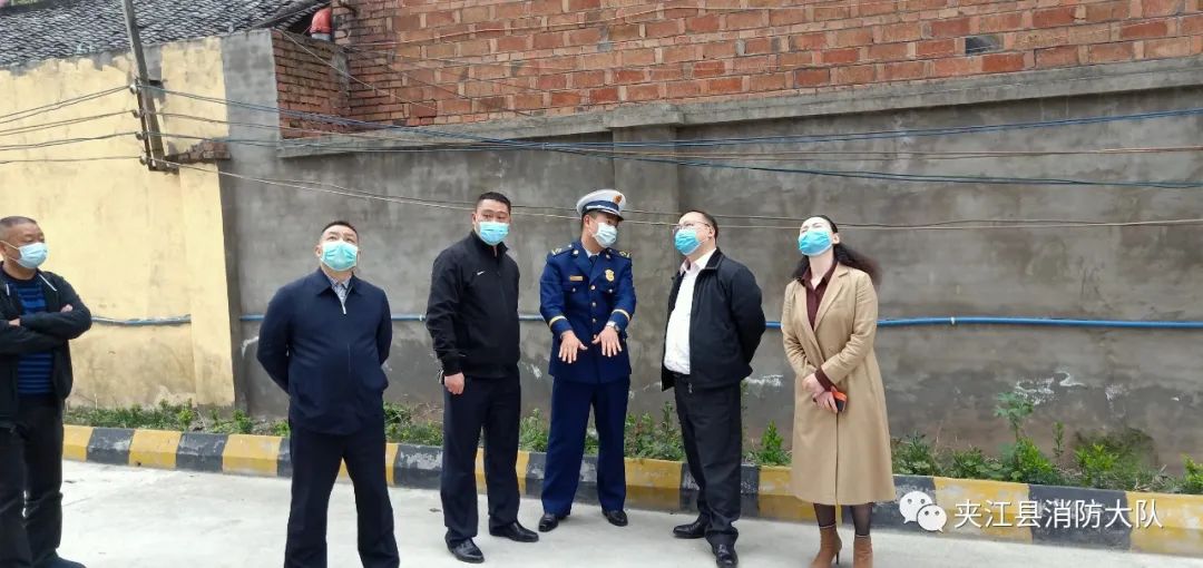 夹江县长漆宾带队检查集中医学观察点消防安全