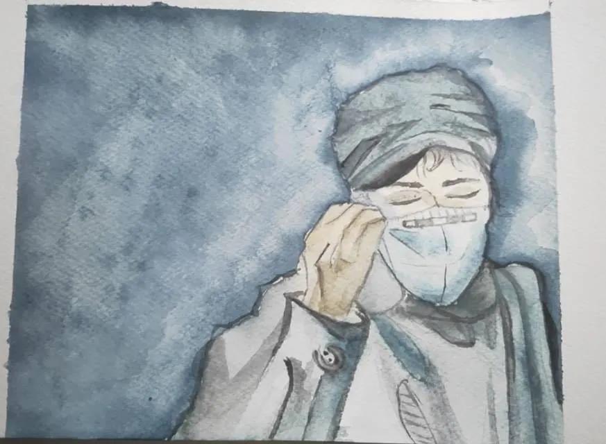 同心抗疫情凝聚正能量∣北外国际高中师生踊跃创作凝聚战疫正能量