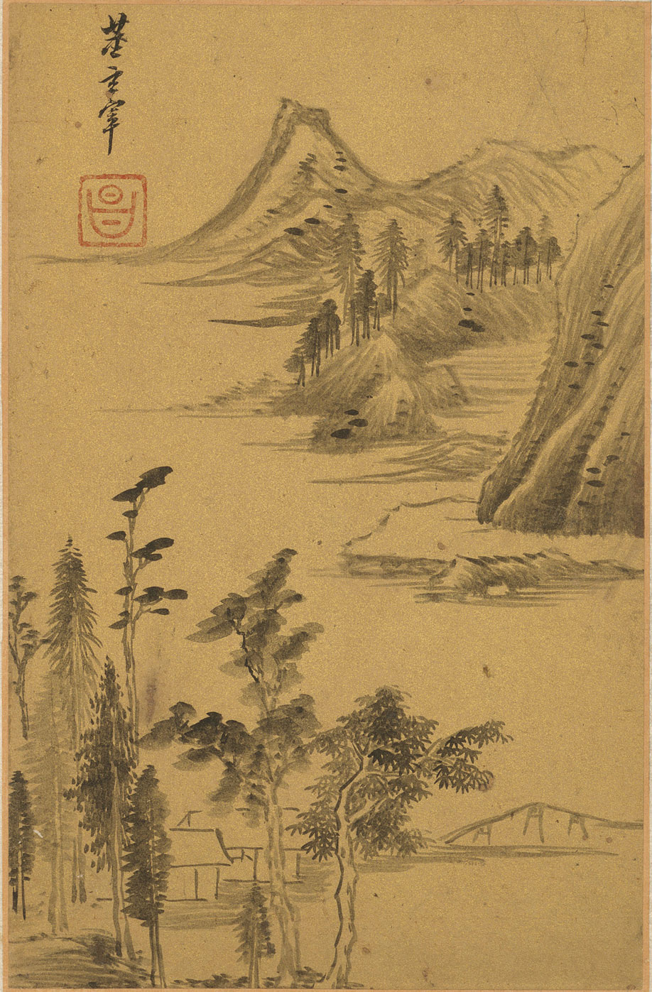 孤标清世,伴谈秋水 | 董其昌山水册六开