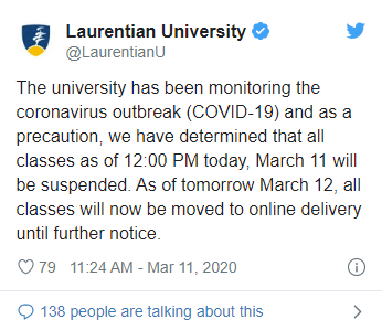 安省首所大学宣布停课加拿大多所大学对于疫情的安排汇总