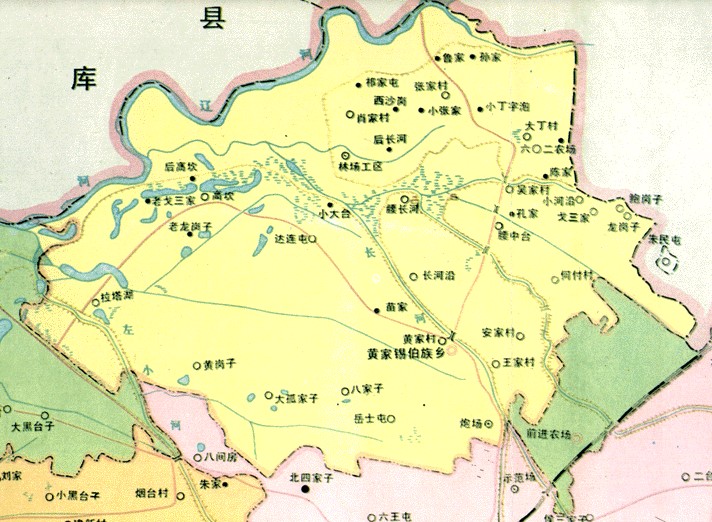 沈北新区区划地图1992年,黄家乡辖23个村委会:黄家,大张家,吴家,大丁