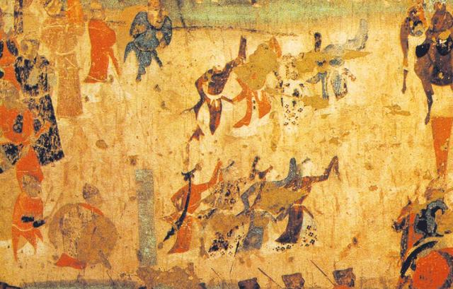 莫高窟第156窟张议潮出行图莫高窟第100窟回鹘公主出行图敦煌壁画中