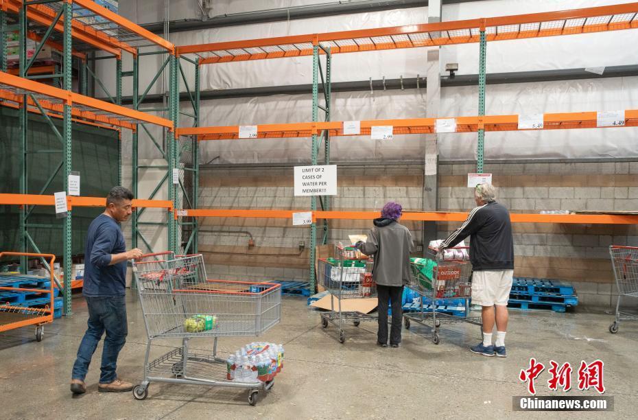 美国旧金山湾区部分超市限购饮用水