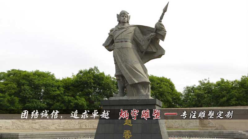 古代历史名人将军雕像