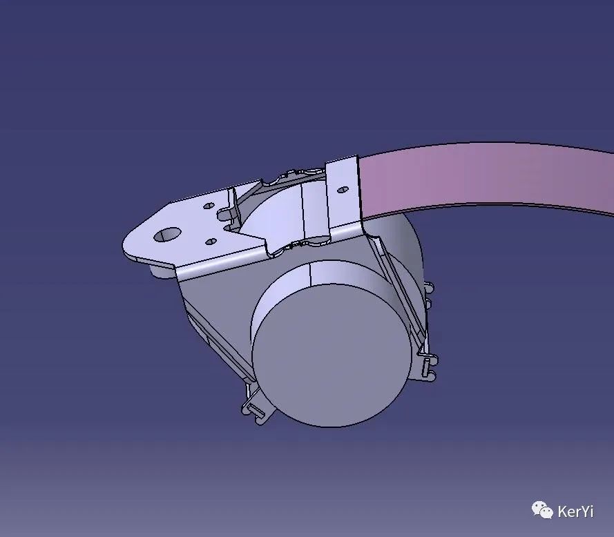 安全帶內部結構catia設計