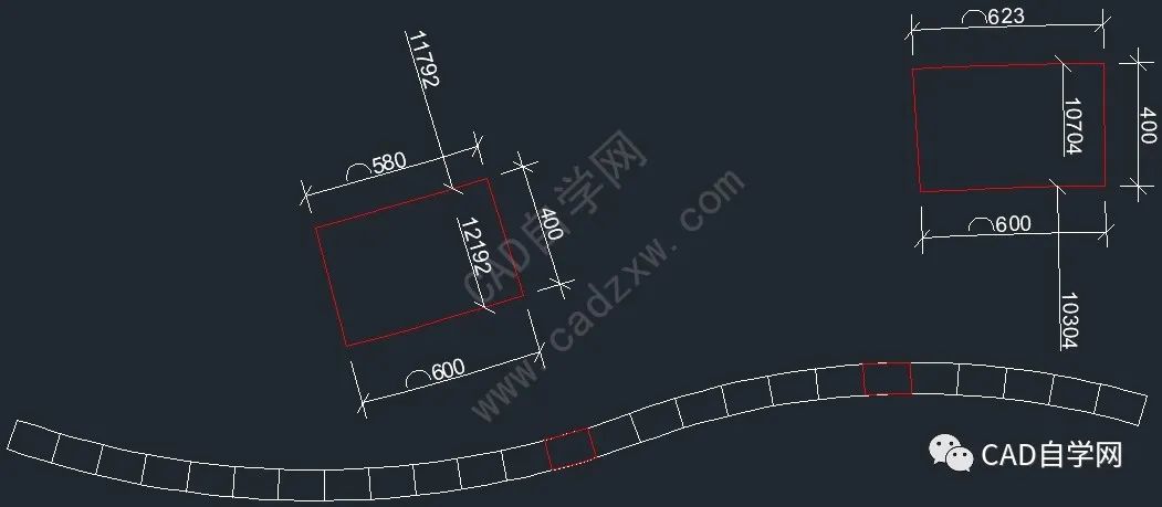 以便材料進場之後不需切割大小頭,現場即能拼接出流暢的弧形線條,對於