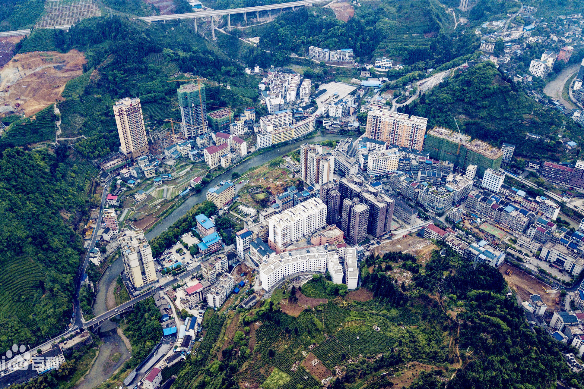 地图里看区域发展,湖南省古丈县城市化进程